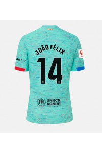 Fotbalové Dres Barcelona Joao Felix #14 Dámské Třetí Oblečení 2023-24 Krátký Rukáv